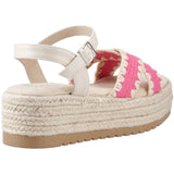 Hush Puppies Womens Jemma Espadrille Sandal Fuchsia