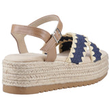 Hush Puppies Womens Jemma Espadrille Sandal Navy