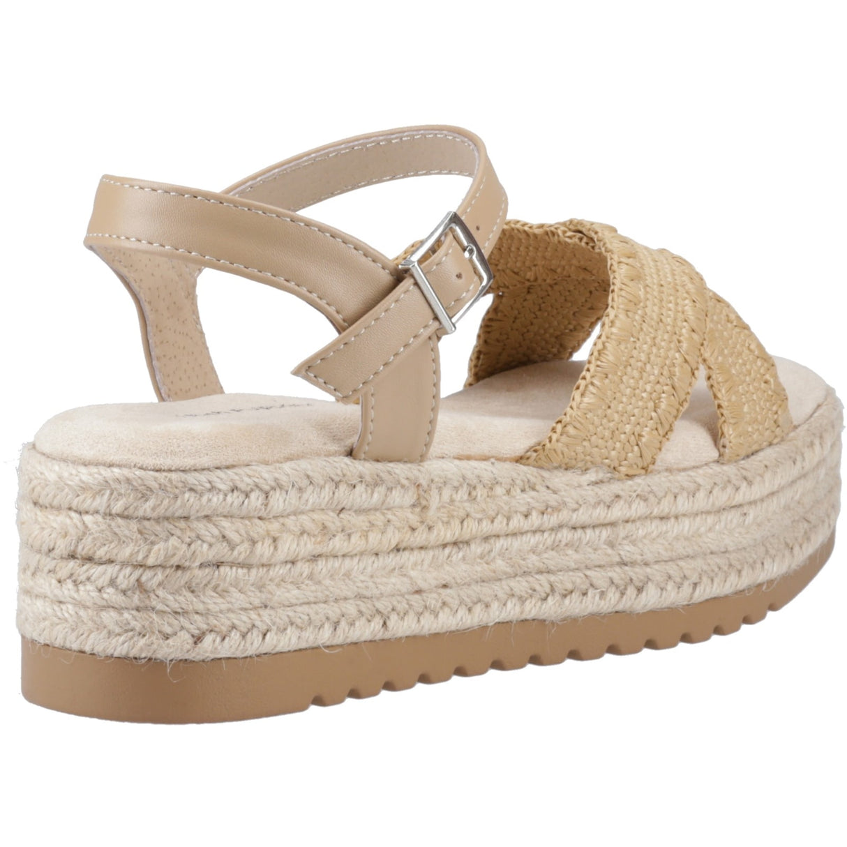 Hush Puppies Womens Jemma Espadrille Sandal Tan