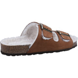 Hush Puppies Womens Jessie Mule Slipper Tan