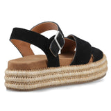Hush Puppies Womens Rosa Rafia Sandal Black