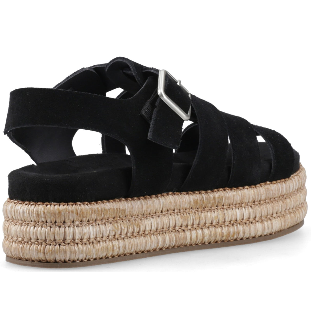 Hush Puppies Womens Rosetta Gladiator Black/Tan