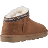 Hush Puppies Womens Sloane Bootie Slipper Tan
