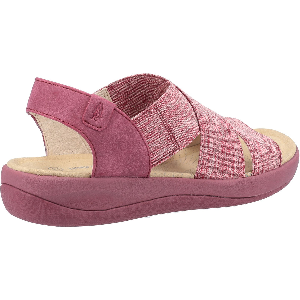 Hush Puppies Womens Sophia Elastic Cross Strap Red