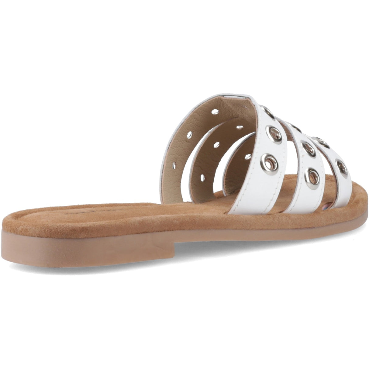 Hush Puppies Womens Taylor Stud Mule White