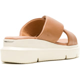 Hush Puppies Womens Uplift Crossover Slide Tan