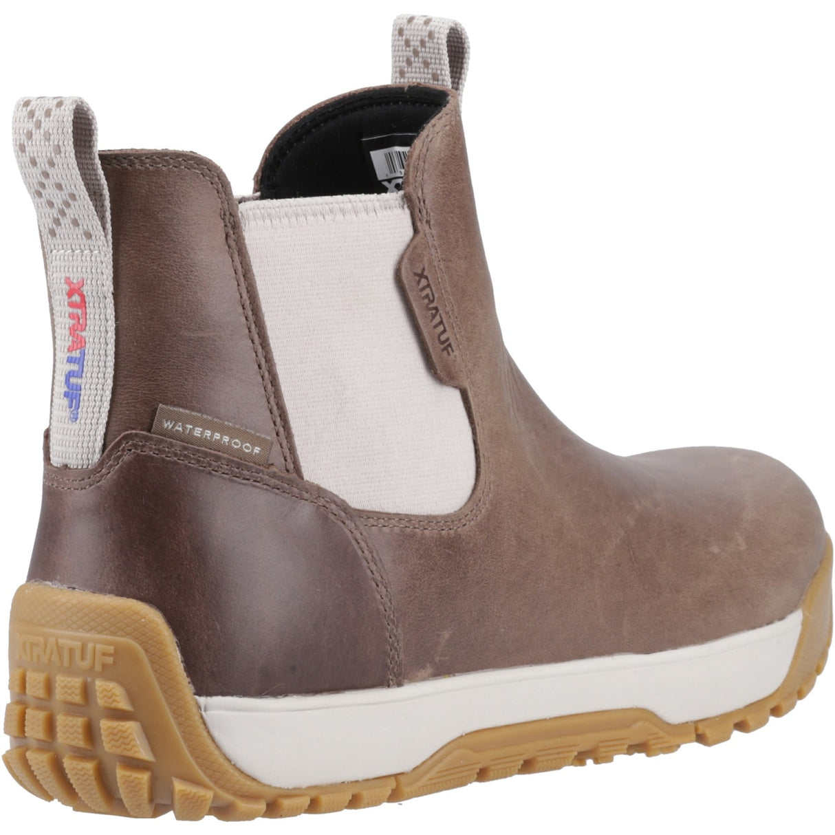 Xtratuf Womens Ankle Deck Boot Leather Stone
