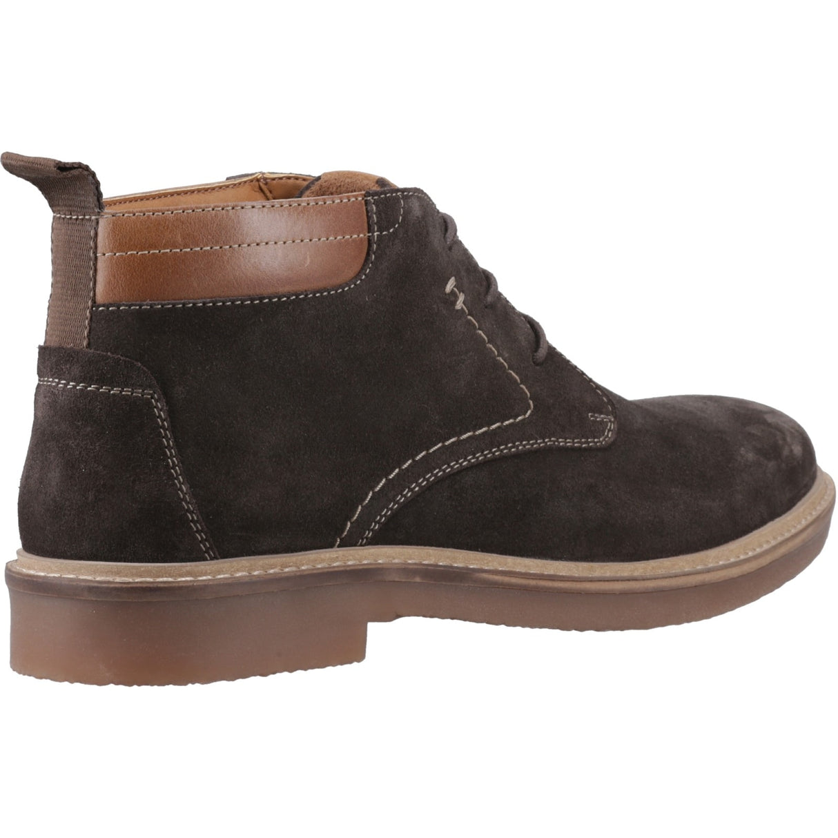 Hush Puppies Mens Gideon Chukka Boot Chocolate
