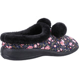 Fleet & Foster Womens Buzzard Mule Slipper Black