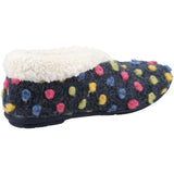Fleet & Foster Womens Snowberry Ladies Slipper Navy