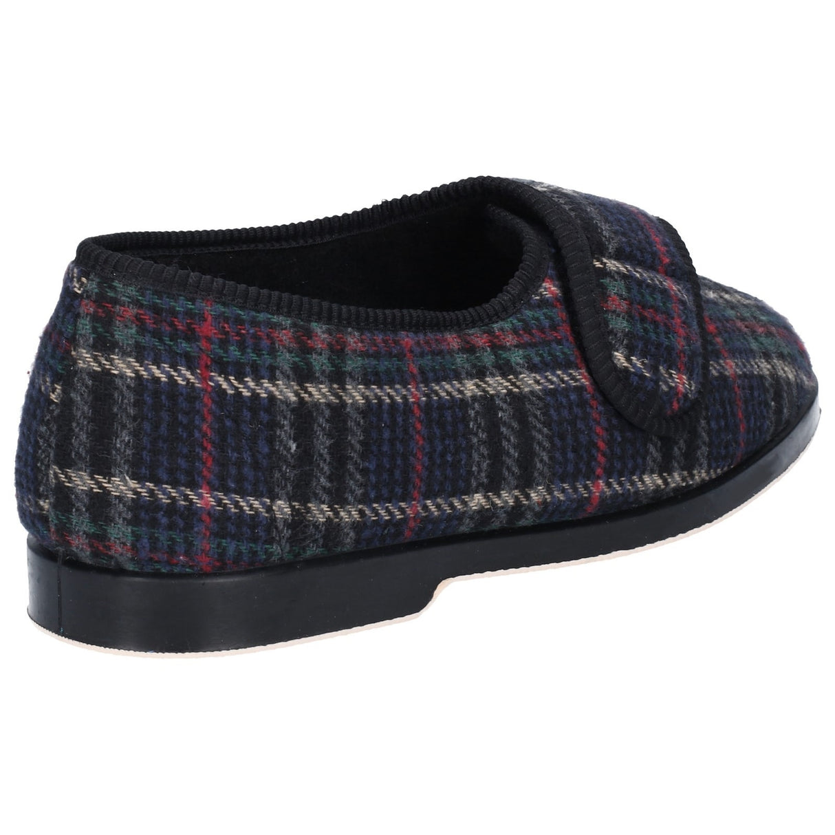 GBS Mens Bill Touch Fastening Slipper Check