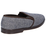 GBS Mens Stafford Twin Gusset Slipper Brown