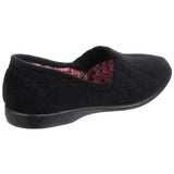 GBS Womens Audrey Ladies Slipper Black