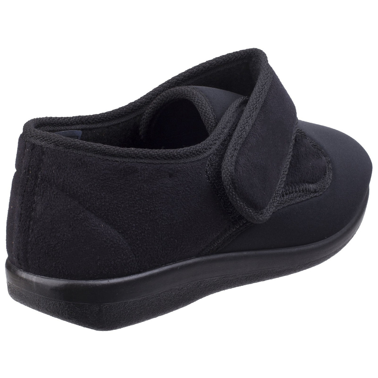 GBS Med Unisex Frenchay Ladies Classic Slippers Black