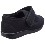 GBS Med Unisex Frenchay Ladies Classic Slippers Black