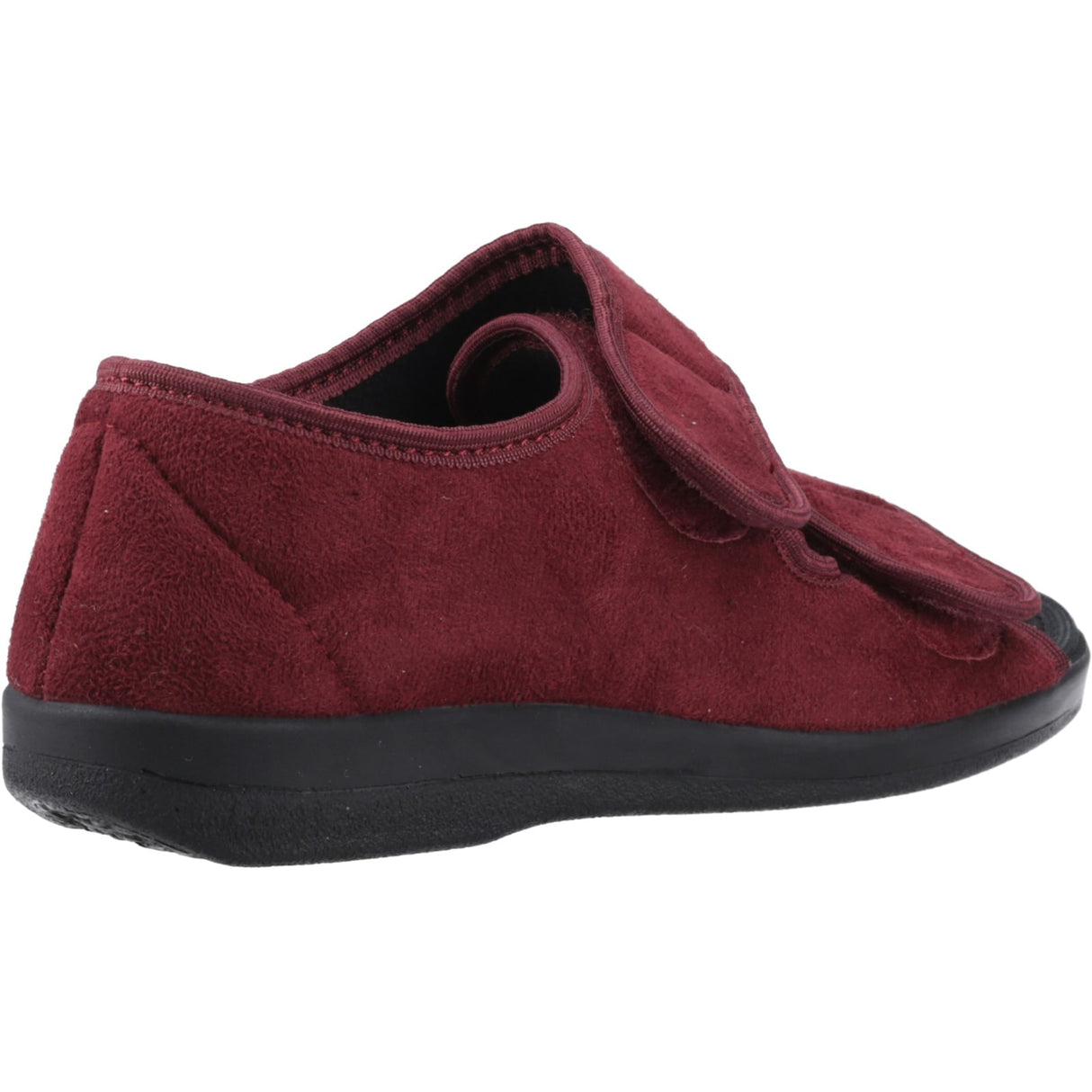 GBS Med Unisex Med Brompton Touch Fastening Slipper Burgundy