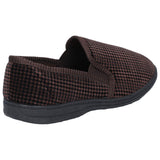 Mirak Mens Highbury Twin Gusset Slipper Brown