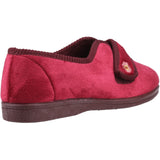 Mirak Womens Andrea Touch Fastening Slipper Wine