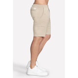 Skechers Mens Downtown Cargo 9 Inch Short Natural/Silver