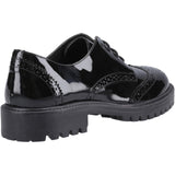 Hush Puppies Womens Athena Patent Snr Black
