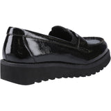 Hush Puppies Womens Francis Loafer Patent Black
