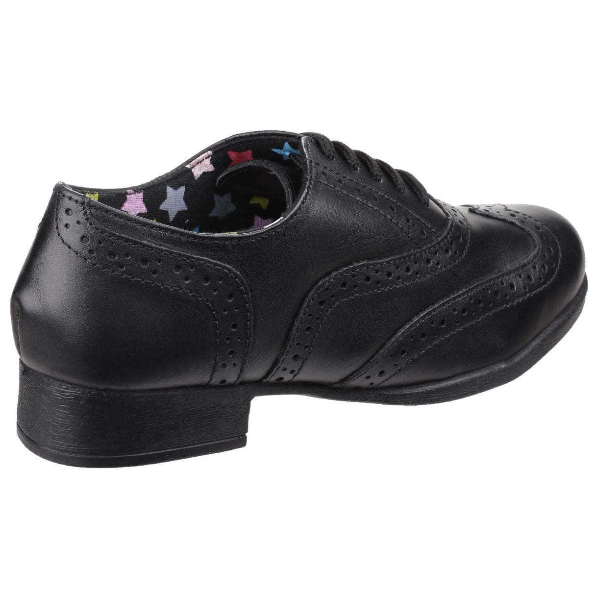 Hush Puppies Womens Kada Senior School Shoe Black