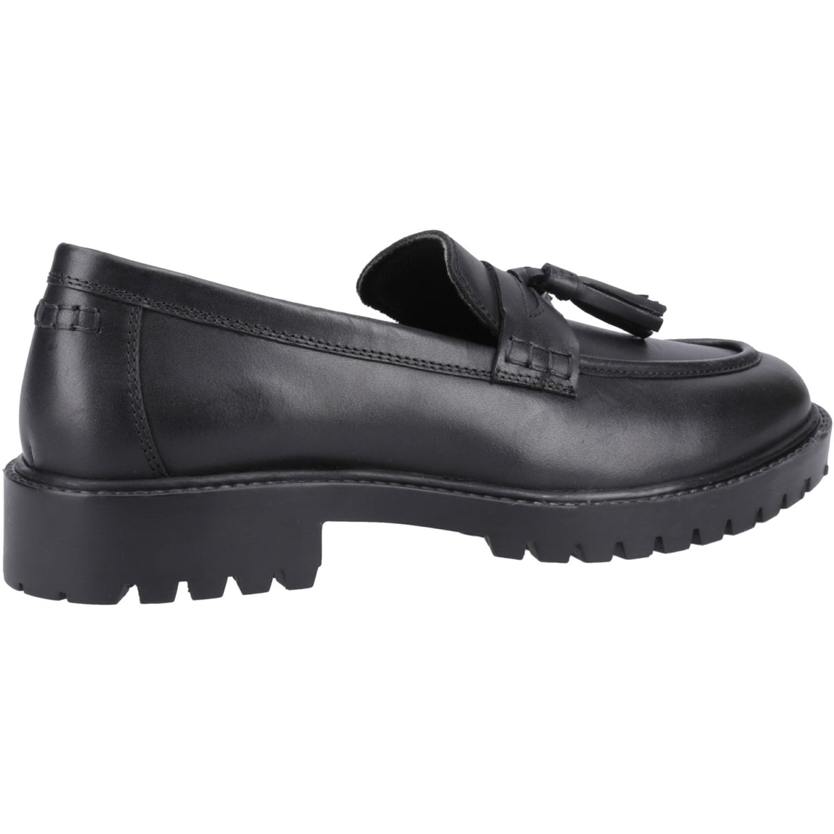 Hush Puppies Girls Abigail Senior Shoe Black