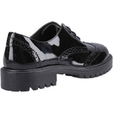 Hush Puppies Junior Girls Athena Patent Jnr Black