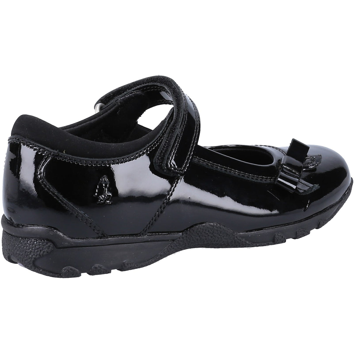 Hush Puppies Junior Girls Carrie School Shoe Junior Black