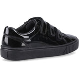 Hush Puppies Girls ELSIE TOUCH FASTENING SN Black Patent