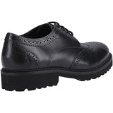 Hush Puppies Girls Gabi Lace Up Snr Black