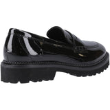 Hush Puppies Junior Girls Grazia Loafer Patent Jnr Black