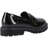 Hush Puppies Girls Grazia Loafer Patent Snr Black