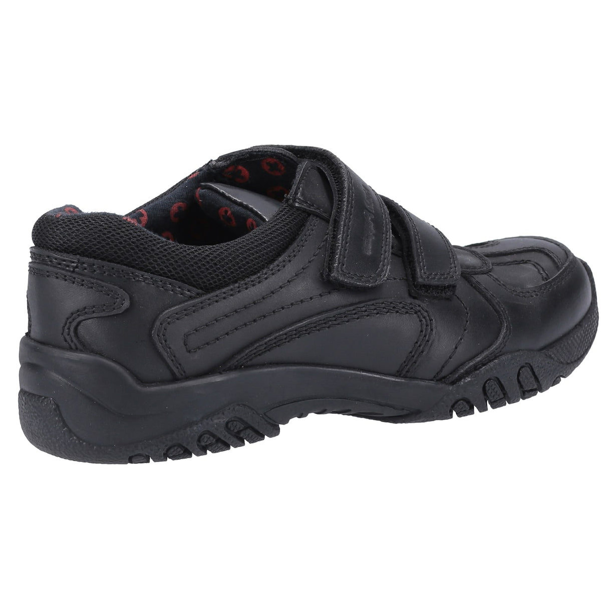 Hush Puppies Junior Boys Jezza 2 Junior School Shoe Black