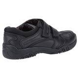 Hush Puppies Junior Boys Jezza 2 Junior School Shoe Black