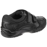 Hush Puppies Junior Boys Jezza Junior School Shoe Black