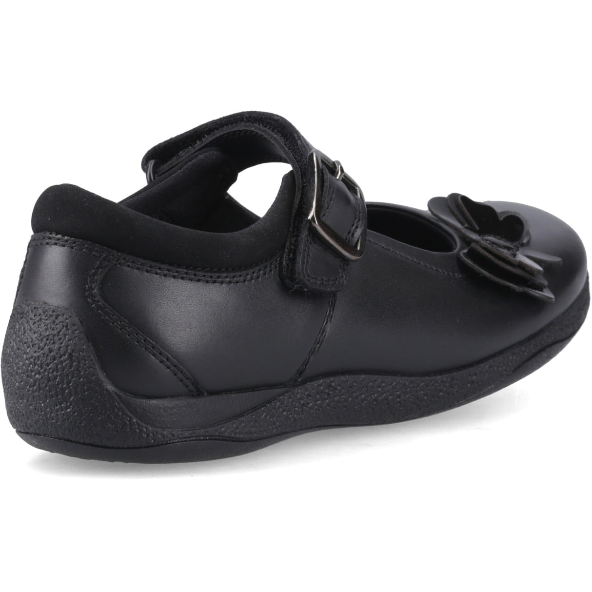 Hush Puppies Junior Girls JULIE BALLERINA JNR Black