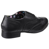 Hush Puppies Girls Kada Junior School Shoe Black