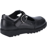 Hush Puppies Girls Kerry Senior School Shoe Black