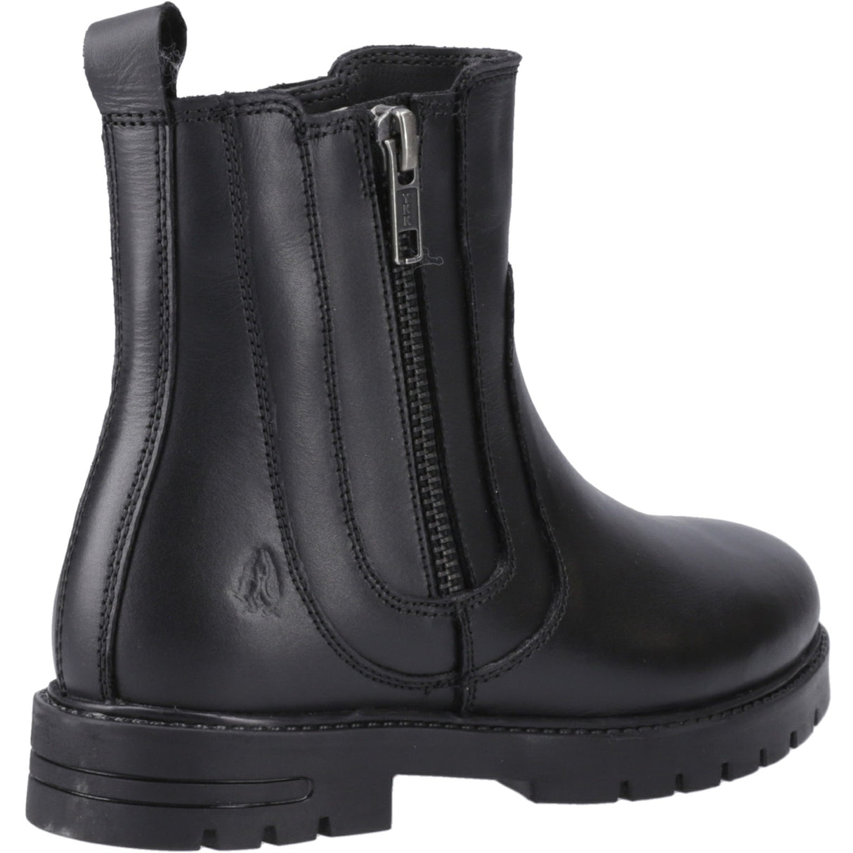 Hush Puppies Girls Liana Zip Boot Snr Black