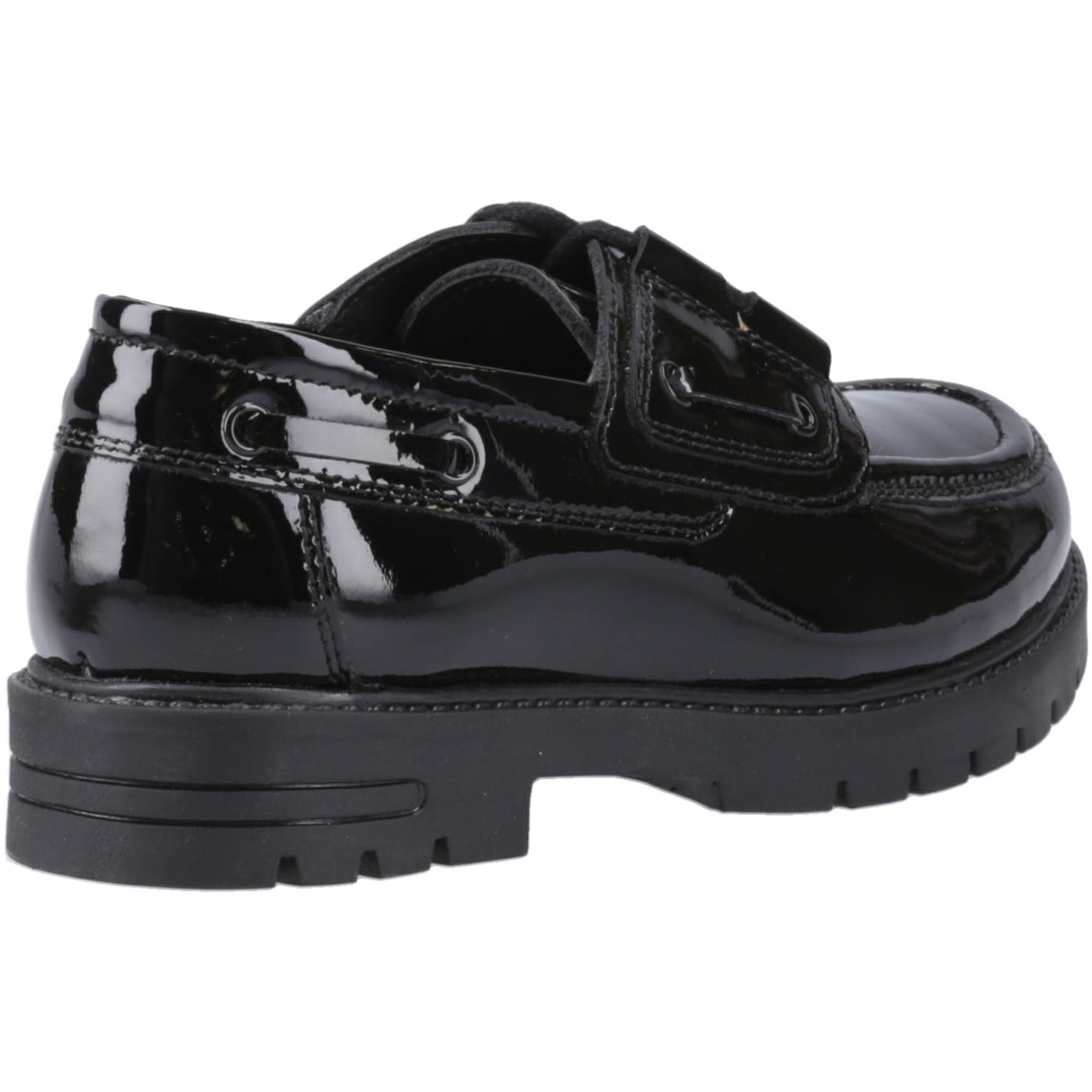 Hush Puppies Junior Girls Lucy Patent Jnr Black