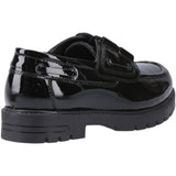 Hush Puppies Junior Girls Lucy Patent Jnr Black