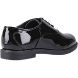 Hush Puppies Junior Girls Nellie Patent Shoe Black