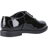 Hush Puppies Girls Nellie Patent Shoe Black