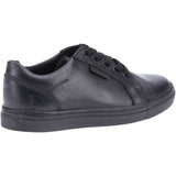 Hush Puppies Boys Sam Senior School Shoe Black