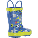 Cotswold Infant Kids Puddle Waterproof Pull On Boot Farm