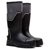 Muck Boots Mens Grit S5 Safety Wellington Black/Grey