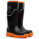 Muck Boots Womens Grit S5 Safety Wellington Black/Orange