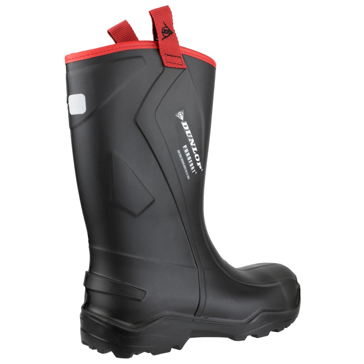 Dunlop Mens Purofort+ Rugged Full Safety Wellingtons Black