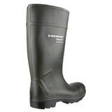 Dunlop Unisex Purofort Professional Full Safety Wellington Green